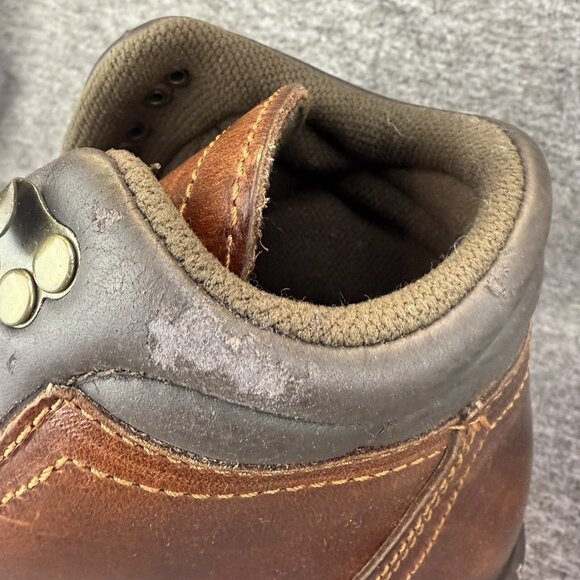 ✅Worx Women's Steel Toe 5" Brown Leather Safety Boots Sz 10 MW 5492 ✅PEELING - Picture 2 of 13